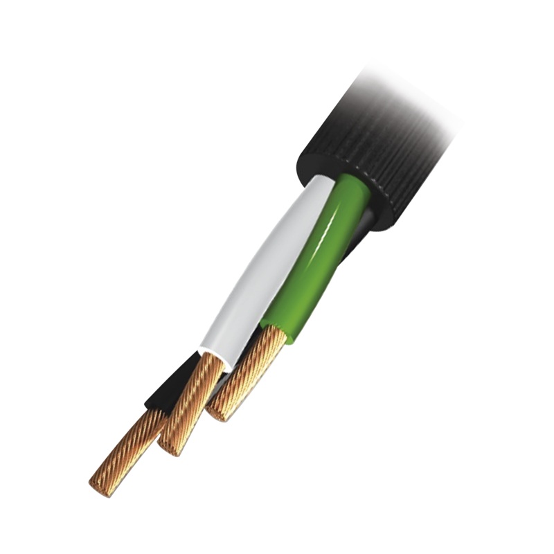 ( Venta x metro ) / Cable Elctrico de Uso Rudo / 3 Hilos Calibre 10 AWG / Hasta 600 V. BD553666857