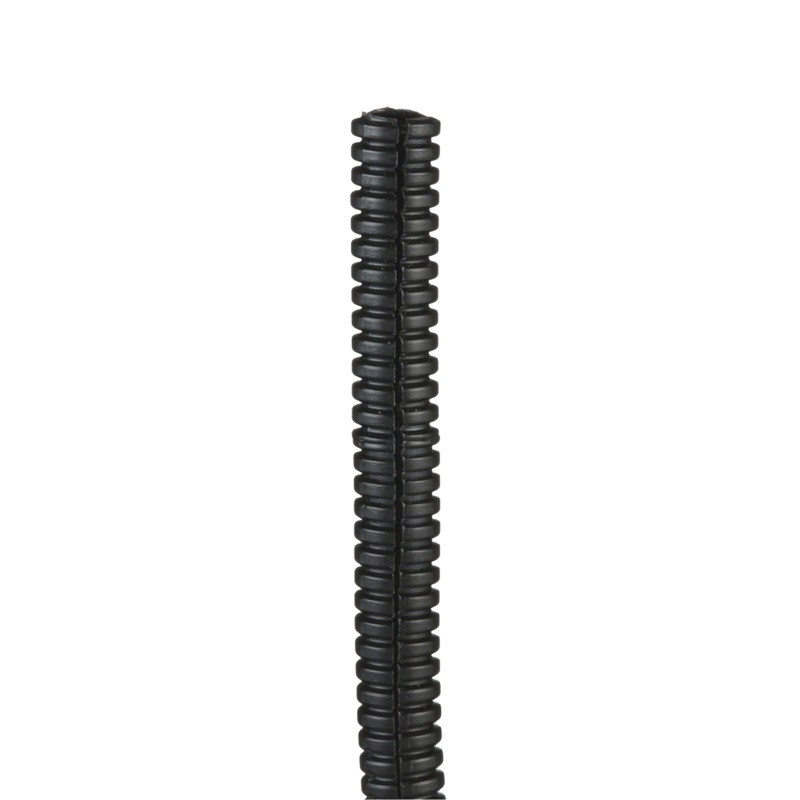 Tubo Corrugado Abierto para Proteccin de Cables, .50in (12.7 mm) de Dimetro, 30.5 m de Largo, Color Negro BD553666770